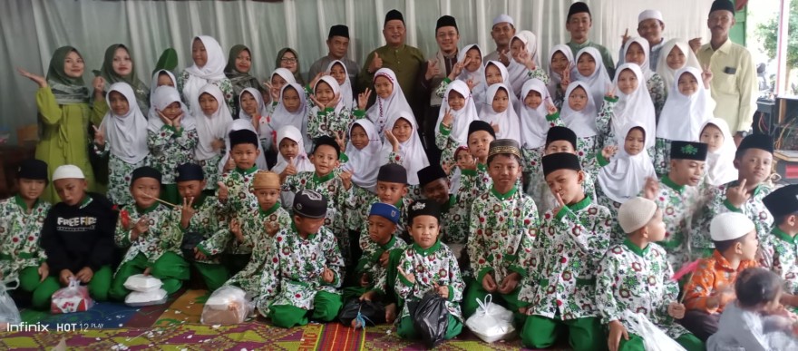 HUJAN TURUN TIDAK MENYURUTKAN SEMANGAT UNTUK PERINGATAN ISRA MIKRAJ NABI MUHAMMAD SAW